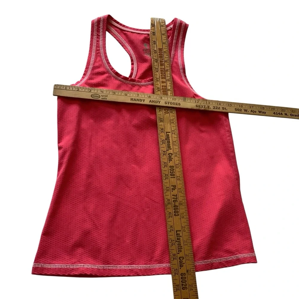 Medium Hot Pink Racerback Tank Top Rese - Picture 5 of 8